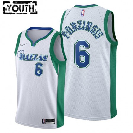 Maillot Basket Dallas Mavericks Kristaps Porzingis 6 Nike 2021-22 City Edition Swingman - Enfant